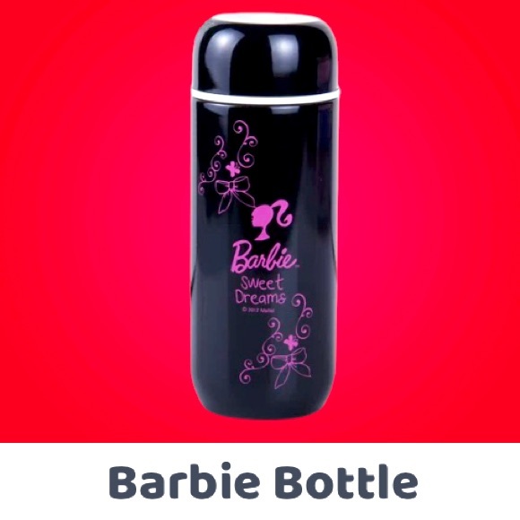 Barbie Mattel “Sweet Dreams” Black Stainless Steel Thermos 200ml